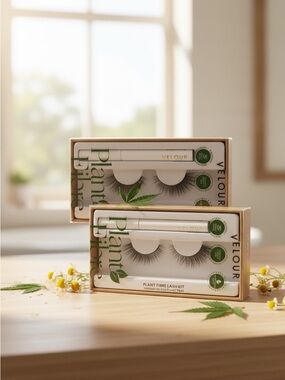 Velour Plant Fibre False Lash Kit Set of 2 New Vegan